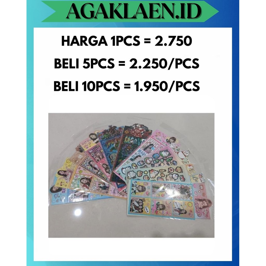 AL สติ๊กเกอร์ 2D BLINK BLING MARVEL BLACKPINK MIXUE AVENGERS SPIDERMAN JENNIE ROSE LISA JISOO