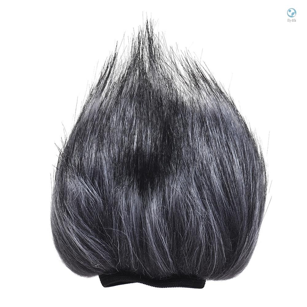 EY-M23 Furry กลางแจ้งไมโครโฟนกระจกขนสัตว์เทียม Muff ลม 12 ซม.*12 ซม. (L * D) สําหรับซูม H1 H2N H4N P