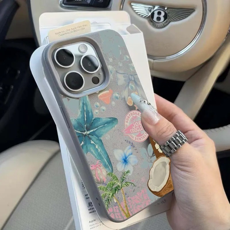 สําหรับ Poco X7 F7 F6 F5 X5 X6 M6 Pro 4G Mi 14T 13T Pro 14 13 15 ปลาดาวสดมะพร้าวลิ้นจี่รูปแบบซิลิโคนกันกระแทกนุ่ม - รูปที่ 5