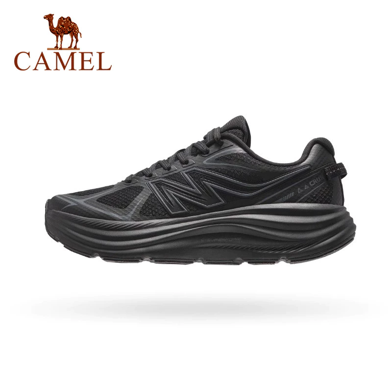 Camel รองเท้าวิ่งพื้นหนาสำหรับผู้ชายและผู้หญิง ใส่สบายในการเล่นกีฬาและกิจกรรมกลางแจ้ง