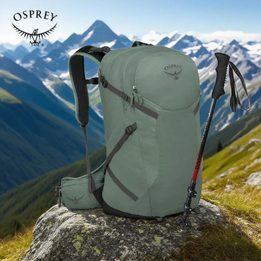 [NEW] กระเป๋า Osprey Sportlite 20l 25l พร้อมเสาเดินป่า | Ultralight Hiking Backpack Combo สําหรับเดิ