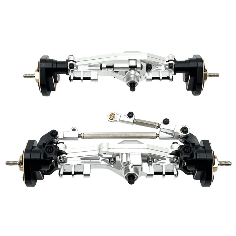 เพลาอลูมิเนียมพอร์ตกลึงสําหรับ MJX 1/12 H12Y H12Y + H12P ชิ้นส่วนอัพเกรดแชสซี