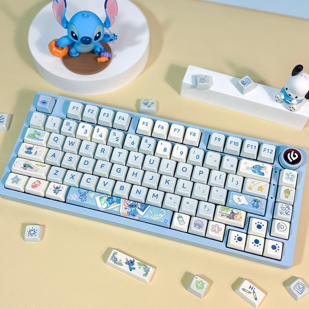 Stitch MDA Profile Dye-Sub PBT Keycaps ครบชุด (95 คีย์)