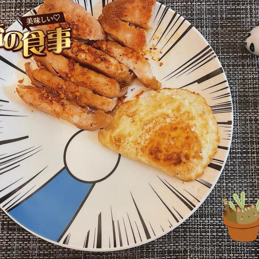 การ์ตูนการ์ตูนโดราเอมอนยืดออกรอบมือจานน่ารักสีฟ้าไขมันทิงเกอร์เบลล์แมวโดราเอมอนจานเซรามิก