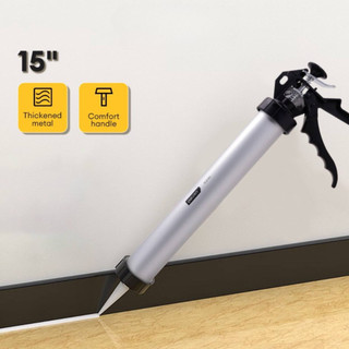 Professional Aluminum Caulking Gun Heavy Duty For Silicone Sealant EDL2380