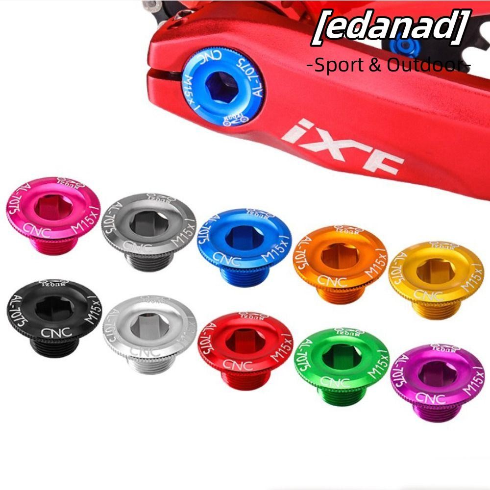EDANAD ชุดครอบเกียร์จักรยาน HollowTech ทำจากอะลูมิเนียม ทนทาน มีท่อนว่างและสกรูลูกโลก M15