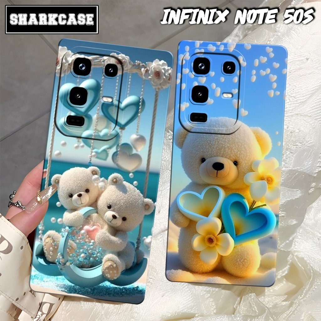 Softcase HP INFINIX NOTE 50s / NOTE 50X / NOTE 50 / NOTE 50 PRO / NOTE 50 PRO PLUS ลายหมีน่ารักล่าสุ