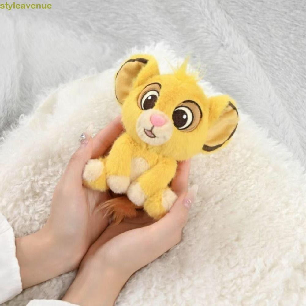 STYLEAVENE พวงกุญแจตุ๊กตา,จี้ The Lion King Lion พวงกุญแจ,น่ารักตุ๊กตาของเล่นตุ๊กตาเครื่องประดับพวงก