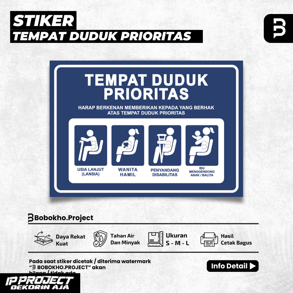 Priority Seat Stickers / Priority Seat Stickers / Priority Stickers