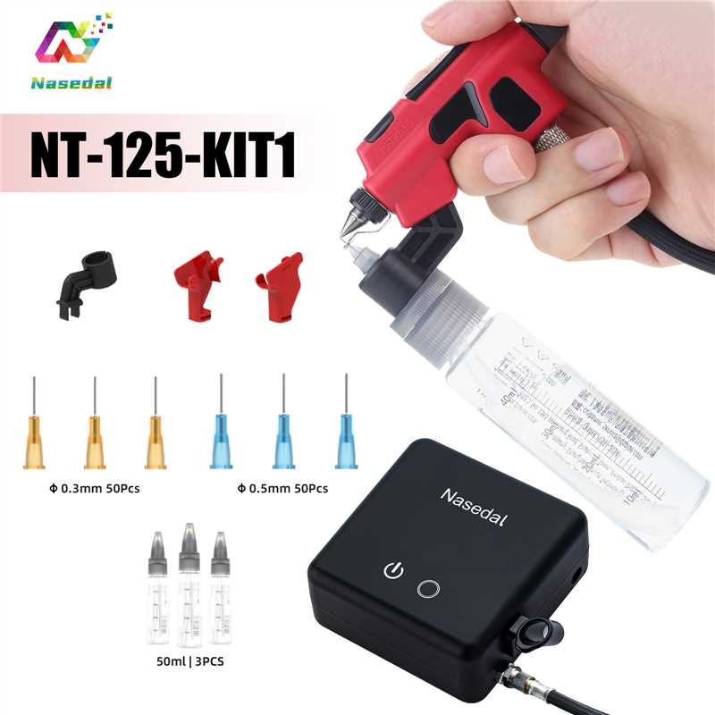 DSPIAE PT-AB Wash-Free Airbrush Kit 36PSI Auto-Stop คอมเพรสเซอร์สําหรับ Gundam Scale ภาพวาดเครื่องมื