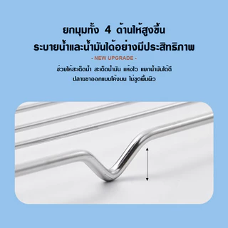 ถาดพร้อมตะแกรง สแตนเลส ถาด ตะแกรง เซ็ตถาดและตะแกรง กรองน้ำมันของทอด 304สแตนเลส มีทั้งหมด 7 ไซส์