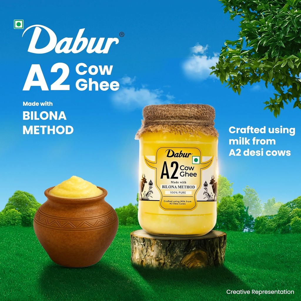 Dabur A2 Cow Ghee 500ml เนยใสA2 เนยใสพรีเมี่ยม บรรจุ 500ml
