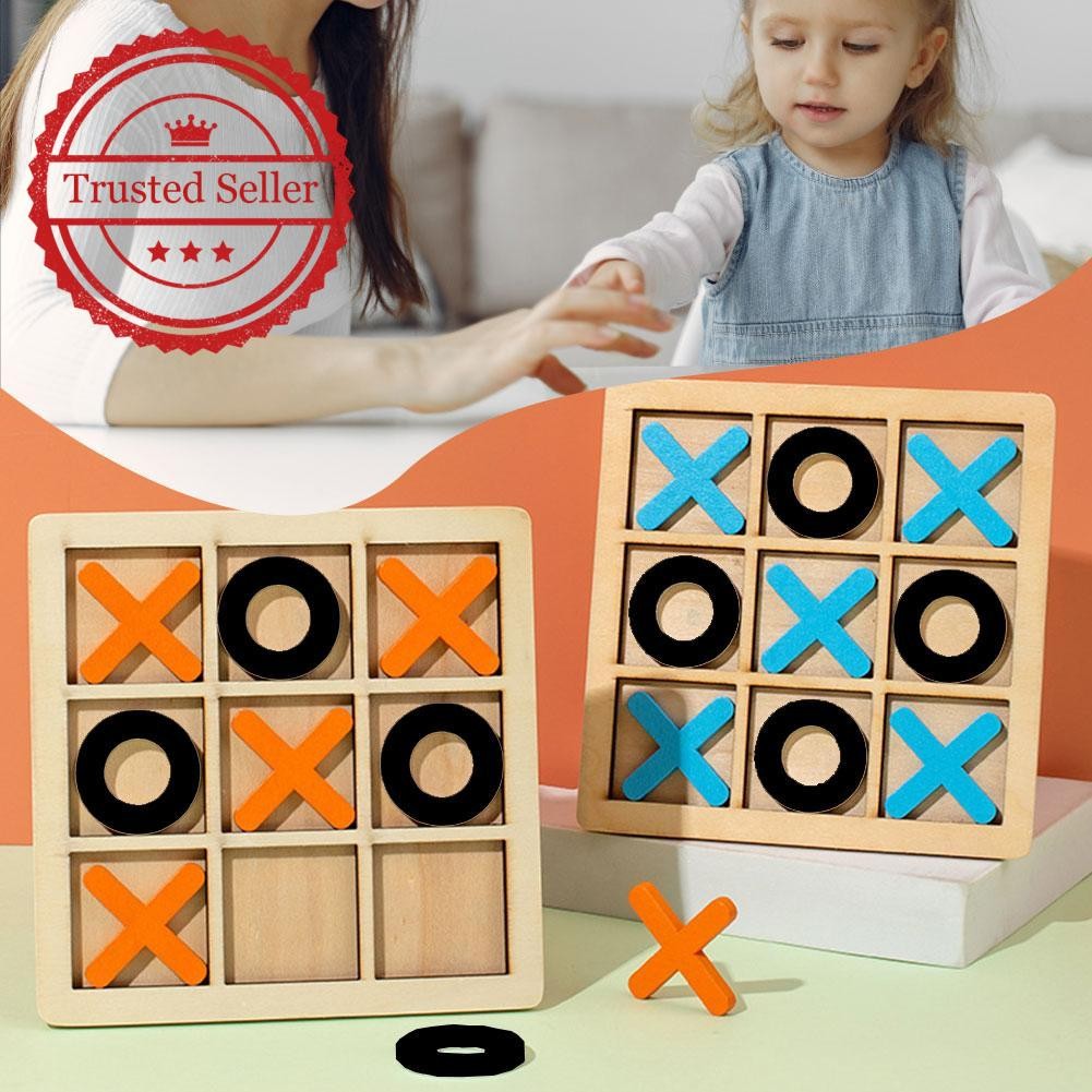 in Stock เกมกระดานปริศนาเด็ก Xo Chess Lianliankan Two Battle Game Interactive N8c7