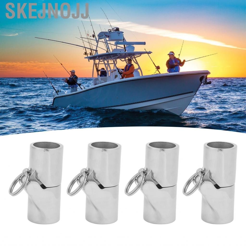 Skejnojj ขั้วต่อท่อเรือ 4PCS 25 มม. การหมุนแบบยืดหยุ่นได้เหมาะสมกับสภาพอากาศที่แม่นยำ 316 สแตนเลสการ