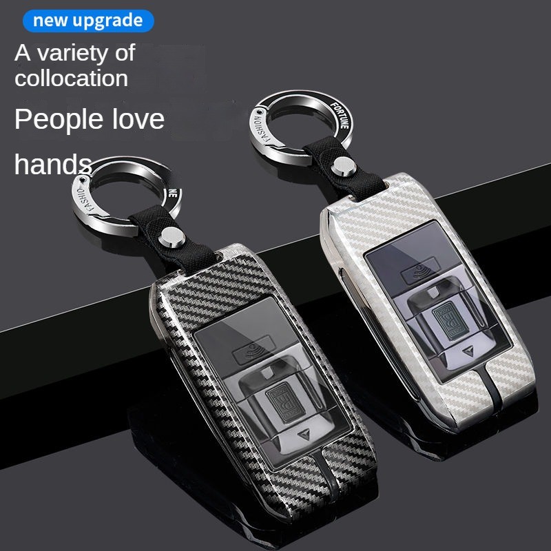 เคสกุญแจหัวเข็มขัดโลหะหรูหราสําหรับ Rolls‐Royce Cullinan/Phantom/Ghost/Wraith/Dawn