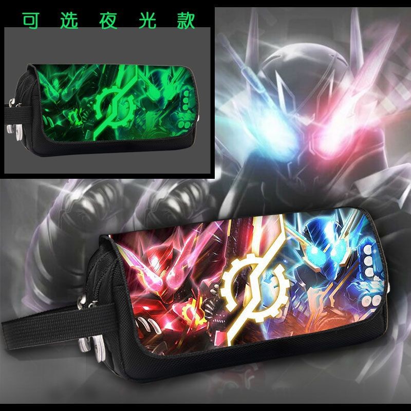 Kamen Rider Merchandise กล่องดินสอ Time King Space I ชายหญิงนักเรียนเครื่องเขียนสองมิติกล่องขนาดใหญ่