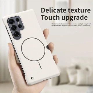 เคสผิวด้าน ชาร์ได้ Magnetic เคส สำหรับ Samsung A17 A37 A57 A16 A56 A15 A35 A55 A05 A14 A24 A34 A54 A04 A13 A23 A33 A53 A73 A03 ฝาครอบกระจายความร้อนปลอก