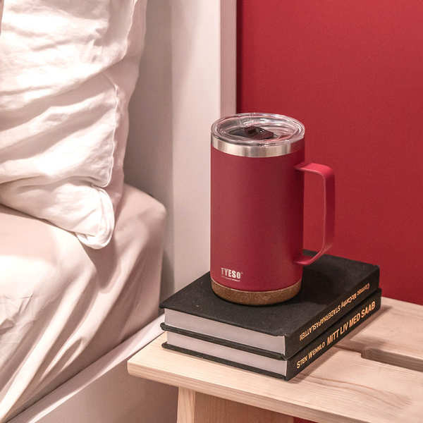 แก้วน้ำ locknlock official ถ้วยน้ำร้อนและเย็น TYESO แก้วมัคความจุขนาดใหญ่พร้อมฝาถ้วยเก็บความร้อน304แ