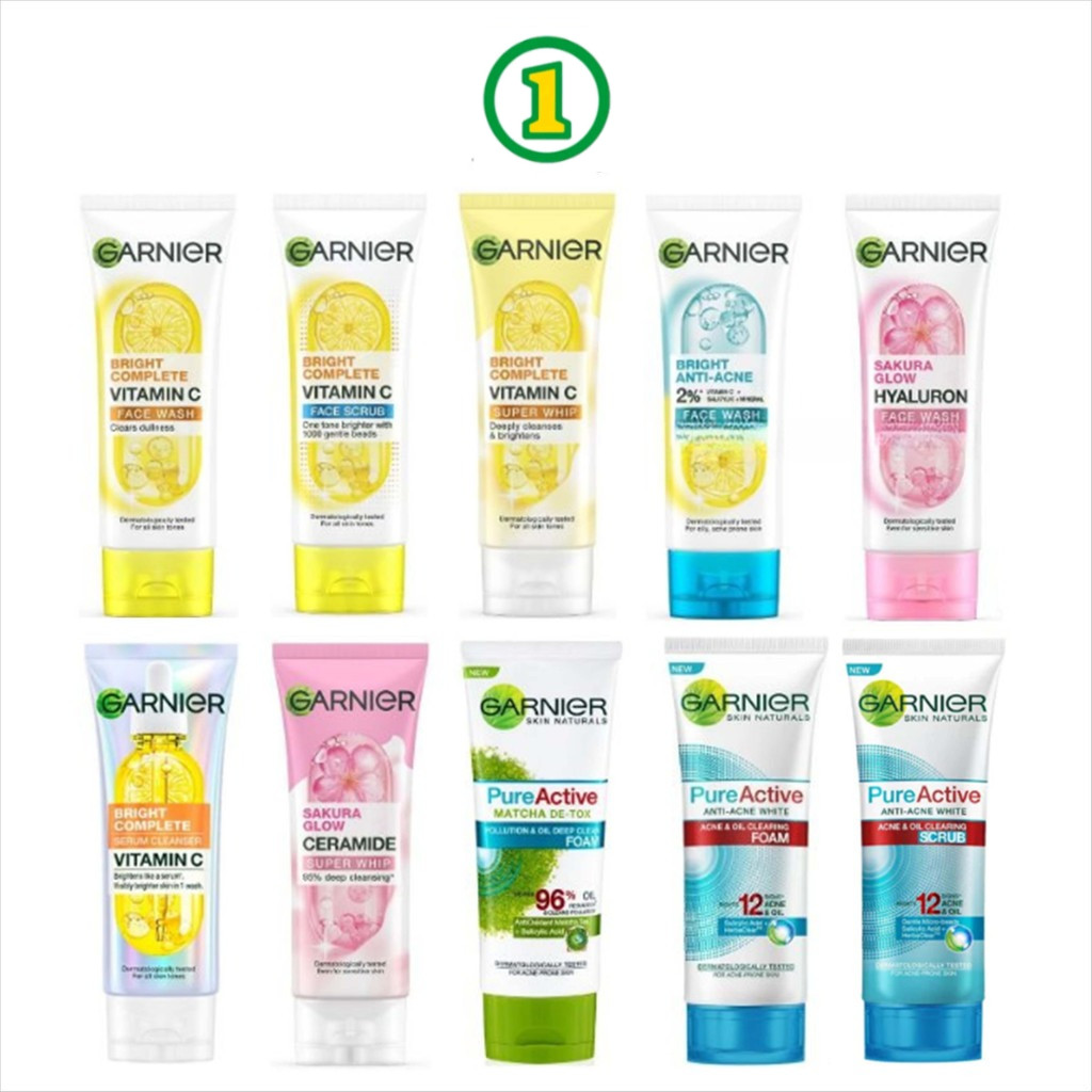 Garnier โฟมล้างหน้า การ์นิเย่ ผลิตภัณฑ์ทำความสะอาดผิวหน้า เพื่อผิวดูกระจ่างใส มีให้เลือกหลายสูตร