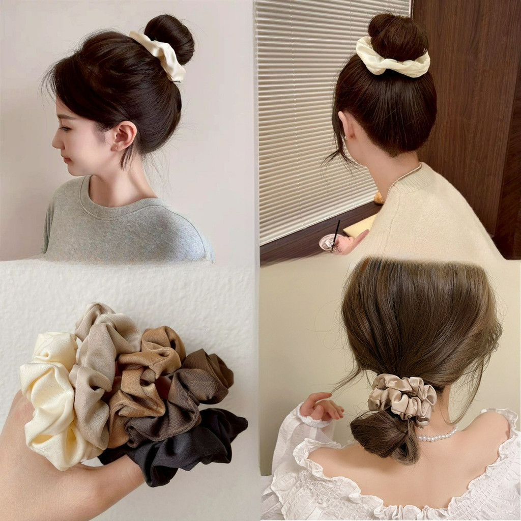 🎀#ยางรัดตัว กลม หลากสี ผู้หญิง แหวนผม สีพื้น ส่งจากไทย น่ารัก คุณภาพสูง แฟชั่น สไตล์เกาหลี