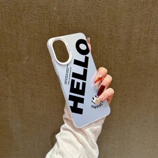เคสโทรศัพท์ Realme C53 C35 C20 C30 C55 C12 C11 C51 C21 6i 5 8i 7i C15 C67 C25 C25Y ตัวอักษรสไตล์ยุค โทรศัพท์ จัดส่งจากปร