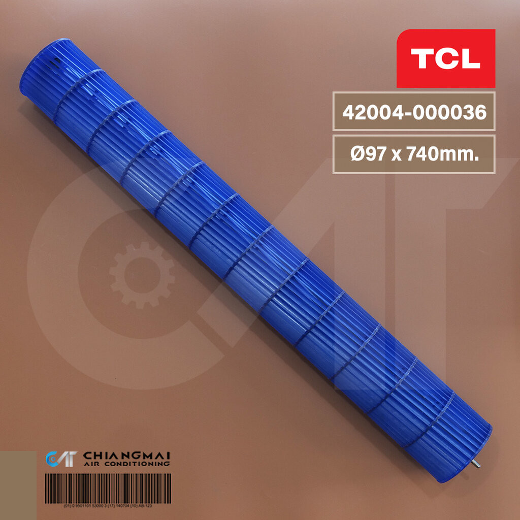 42004-000036 ใบพัดลมแอร์ TCL ใบพัดลมโพรงกระรอก โบเวอร์แอร์ ทีซีแอล รุ่น MAC-19FSI, MAC-TW19FS