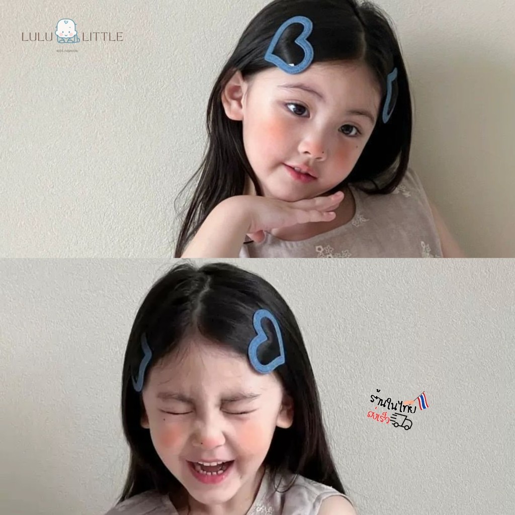 กิ๊ฟติดผม สีเดนิม (G99) สไตล์เรียบง่าย แฟชั่นน่ารัก สำหรับผู้หญิง ผู้ใหญ่