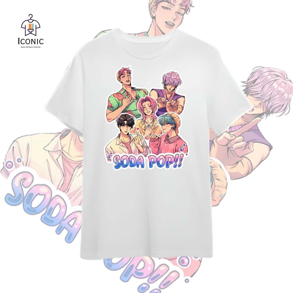 K-POP DEMON HUNTER เฉพาะ BOYS SODA POP เสื้อยืด *820