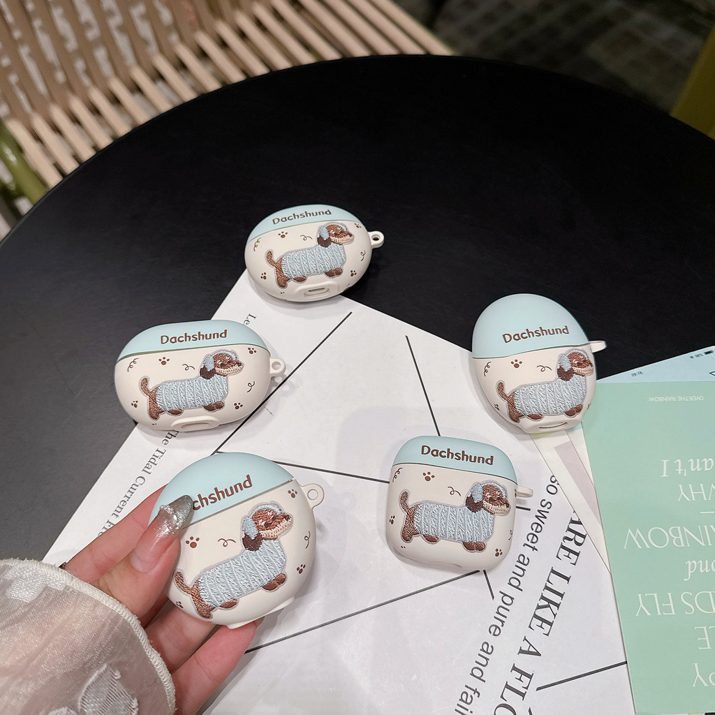 สําหรับ HUAWEI FreeBuds PRO SE 2 3 4 5 6i FreeClip TPU Dachshunds หูฟังนุ่มกรณีฝาครอบป้องกัน
