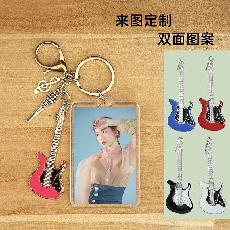 Jin Taeyeon Merchanded Girls Generation Member อะคริลิคสองด้านพวงกุญแจรูปถ่ายขนาดเล็กจี้ของขวัญ 8.20