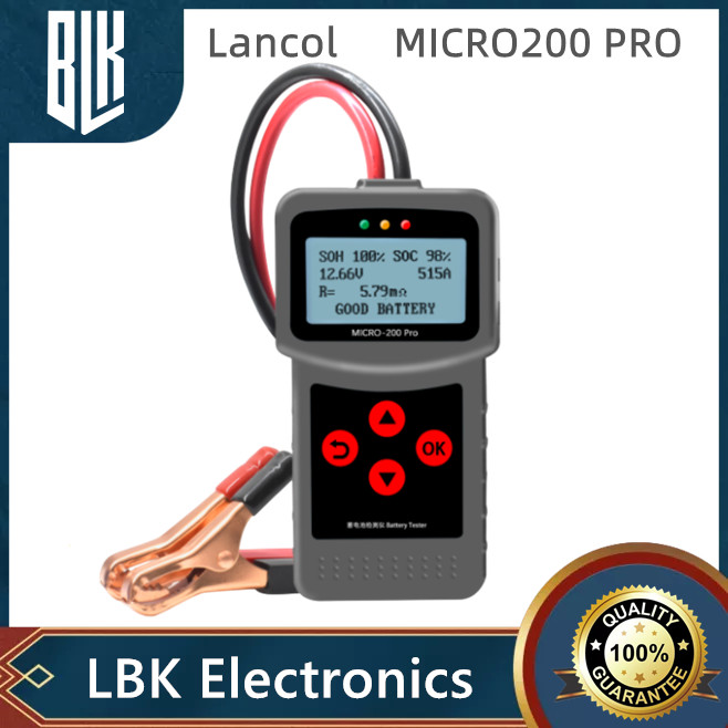 ส่งในไทย เครื่องวิเคราะห์แบตเตอรี่ Lancol รุ่น Micro200 Pro Digital Battery Tester