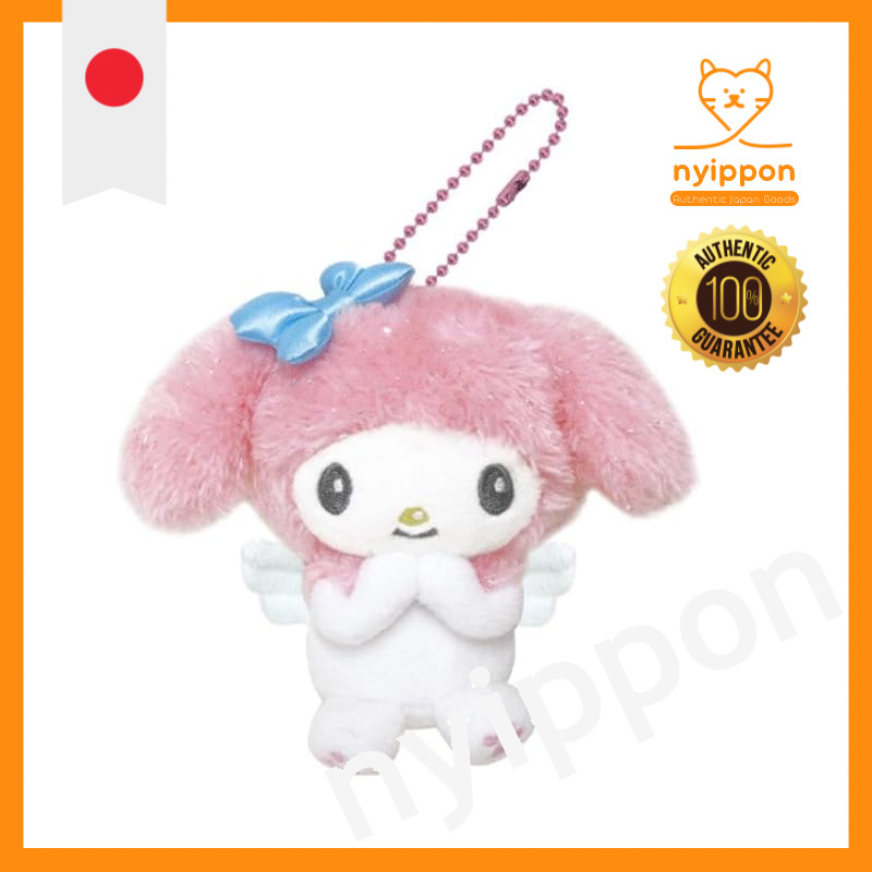 K Company My Melody & Kuromi (Angel Series) Ball Chain Mascot My Melody Pink MK-BM-MMP H11×W12.7×D7.