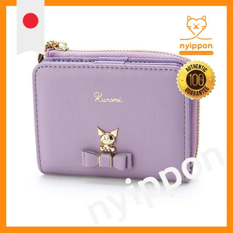 Cute Mini Wallet featuring My Melody, Kuromi, and Cinnamonroll - Compact Folding Coin Purse with Car