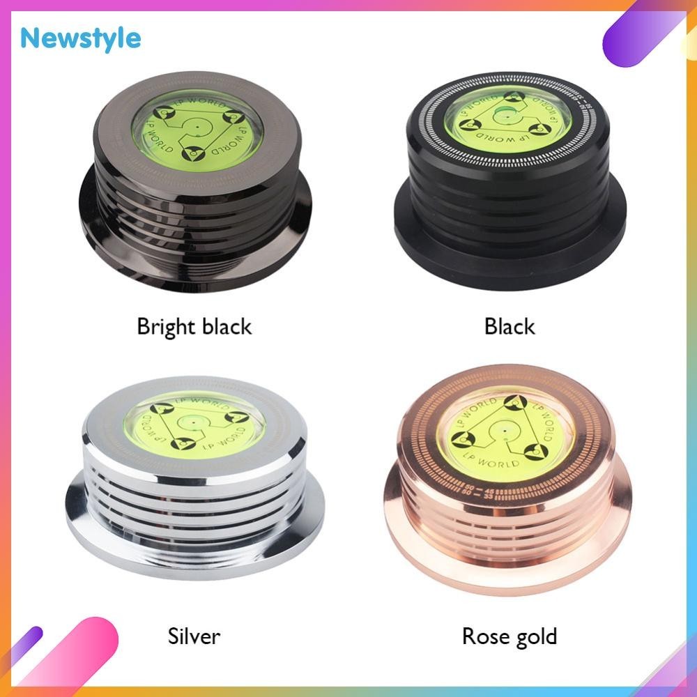 ❀สไตล์ใหม่❀ H1# 50Hz เครื่องเล่นแผ่นเสียง LP Disc Stabilizer โลหะแผ่นเสียงไวนิลแคลมป์น้ําหนัก ❀