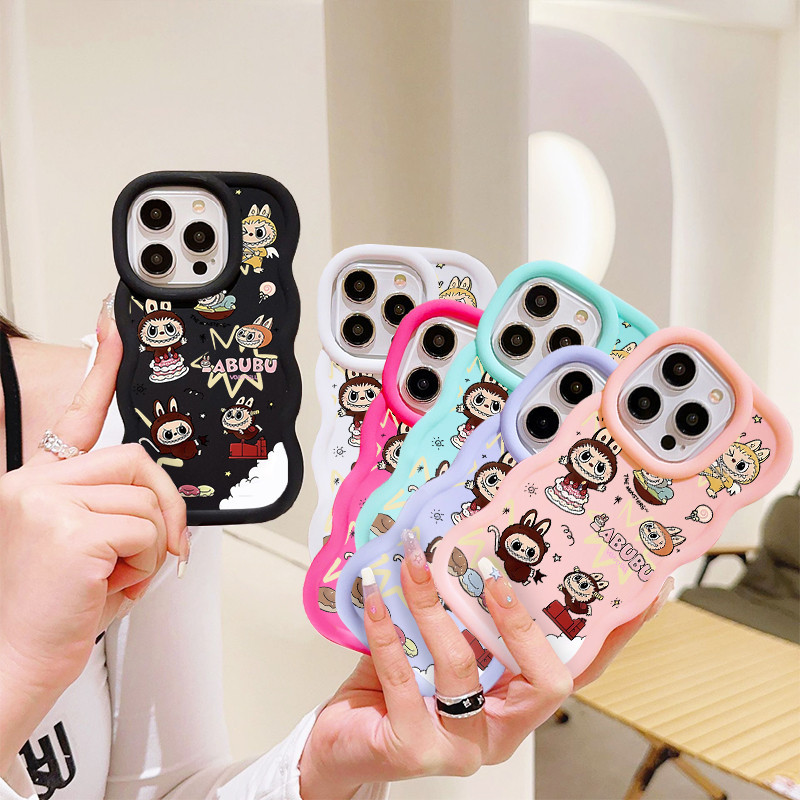 สําหรับ Infinix Hot 30 Play Hot 30i Hot 8 Hot 9 Play Hot 10 Play Hot 11 Play Smart 5 สมาร์ท 6 Plus สมาร์ท 6 HD สมาร์ท 7 Plus สมาร์ท 7 HD สมาร์ท 8 เคสโทรศัพท์ตลก Labubu TPU กลับ ฝาครอบ