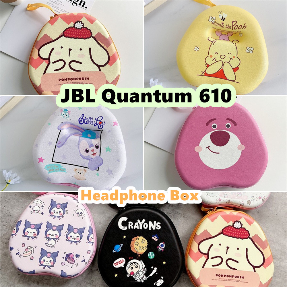 imamura สําหรับ JBL Quantum 610 เคสหูฟัง Niche รูปแบบการ์ตูนชุดหูฟังกระเป๋าเก็บปลอกกล่อง