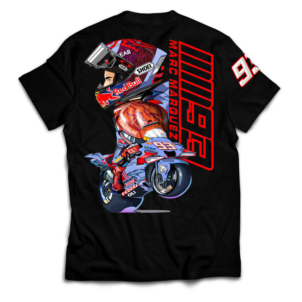 เสื้อยืด Marc Marquez 93 Gresini Ducati ( แขนสั้น )