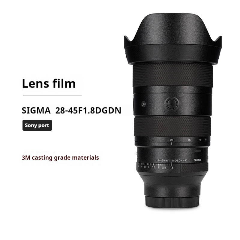 เหมาะสําหรับ SIGMA 28-45 F1.8 DG DN Sony ปากเลนส์ป้องกันฟิล์ม Frosted 3M สติกเกอร์ 2845