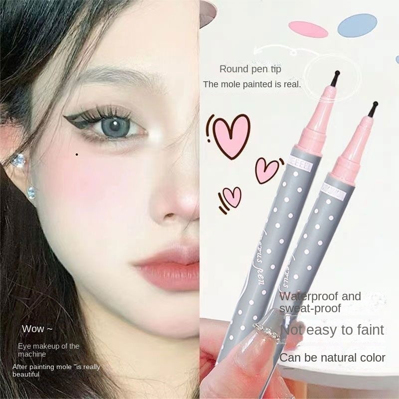 Tear Mole Handy เครื่องมือปากกากันน้ํา Long-Lasting Tears Sweat-Proof Non-Smudge Retouch Eyes Beauty กระสีธรรมชาติ First Choice สําหรับผู้เริ่มต้น