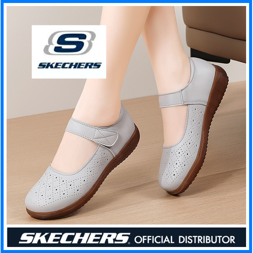 GO walk 4 GO walk 5 ผู้หญิงรองเท้าสบายๆ Loafers ฤดูร้อนรองเท้าเรือ*Skechers woman