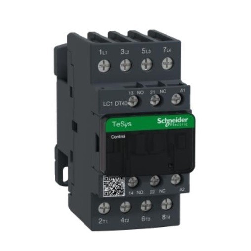 ✭LC1DT40F7C LC1-DT40F7C LC1DT40F7 Contactor, TeSys Deca, 4P(4 NO), AC-1, 0 to 440V, 40A, 110VAC 50/6