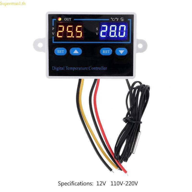 Best Digital LED Temperature Controller 10A Fahrenheit และ Centigrade Thermostat