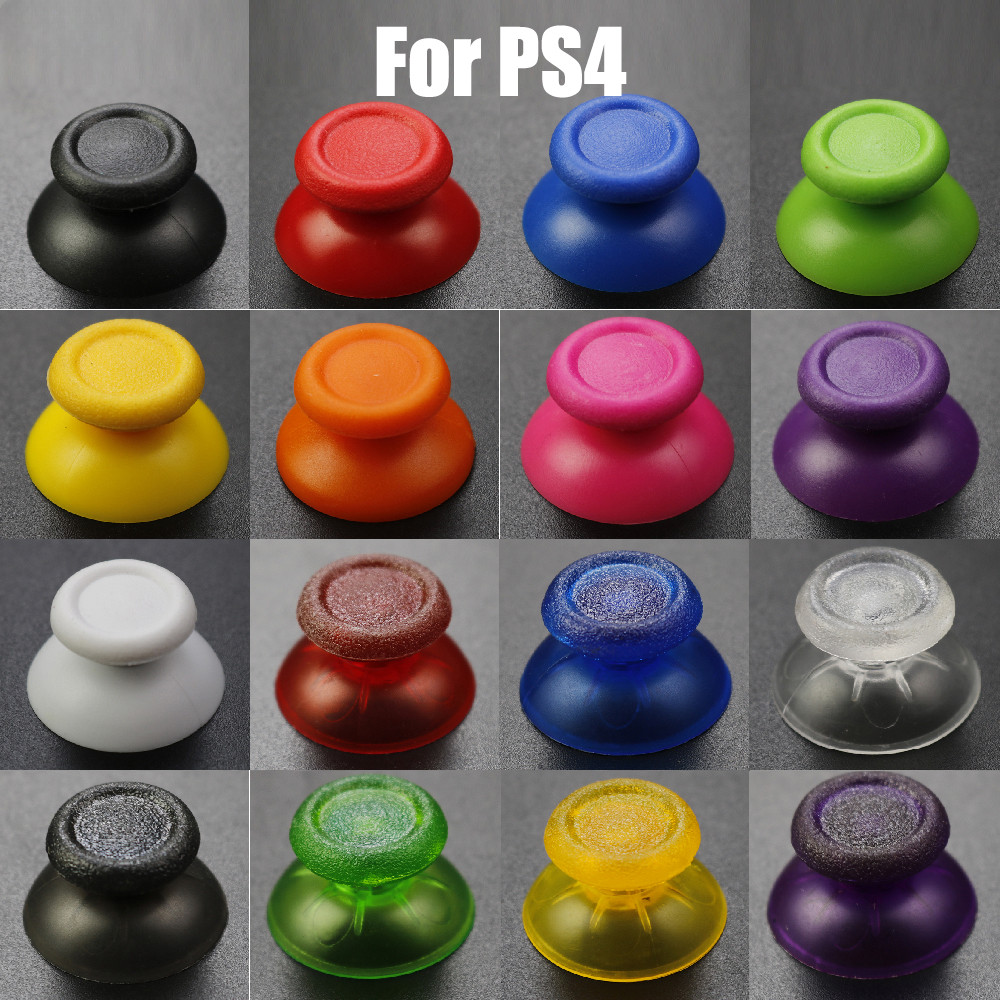Weiaifeecy 2 ชิ้นสําหรับ Sony PS4 Pro Slim Controller 3D Analog จอยสติ๊ก Thumb Stick Grip หมวก Thumbsticks ฝาครอบเห็ดหมวกเปลี่ยนส่วน