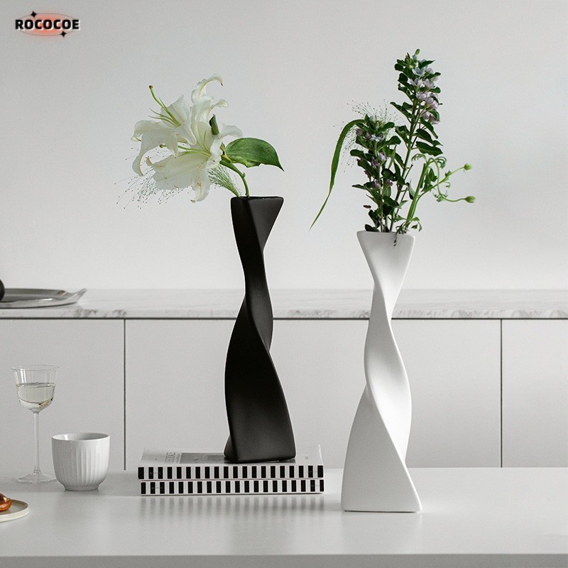 เครื่องประดับเรียบง่ายสแกนดิเนเวีย, ตกแต่งแจกันเซรามิก flowerware