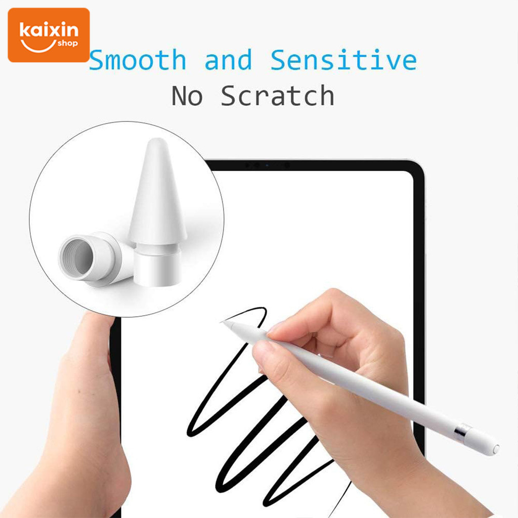 หัวปากกา หัวปากกาสไตลัส ปรับเปลี่ยนปลายปากกา หัวปากกาไอแพด Apple Pencil Tips หัวปากกาไอแพด กันลื่นแบบ Double Damping
