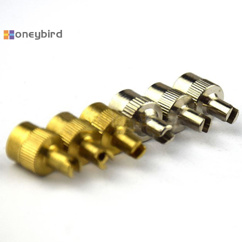 Honeybird ทองแดง Slotted หัววาล์ว Stem Cap รถรถจักรยานยนต์วาล์วล้อยาง Valvol ฝาปิด Nice