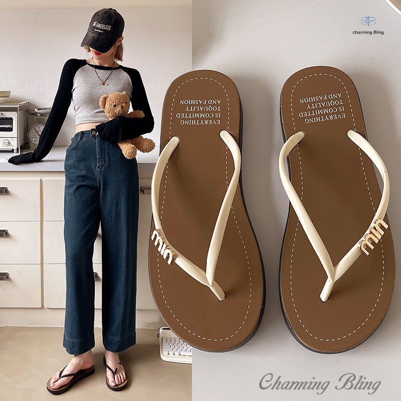 ฤดูร้อนสไตล์ใหม่แฟชั่นจดหมายทุกการแข่งขันรองเท้าแตะ,ซอกออกแบบสัมผัสพลิก-ล้มเหลวรองเท้าแบน,เซ็กซี่ร้อนสไตล์ อิน พลิก-ล้มเหลว,แสงผู้ใหญ่หรูหราแฟชั่นผู้หญิงรองเท้า,ยุโรปอเมริกันสบา