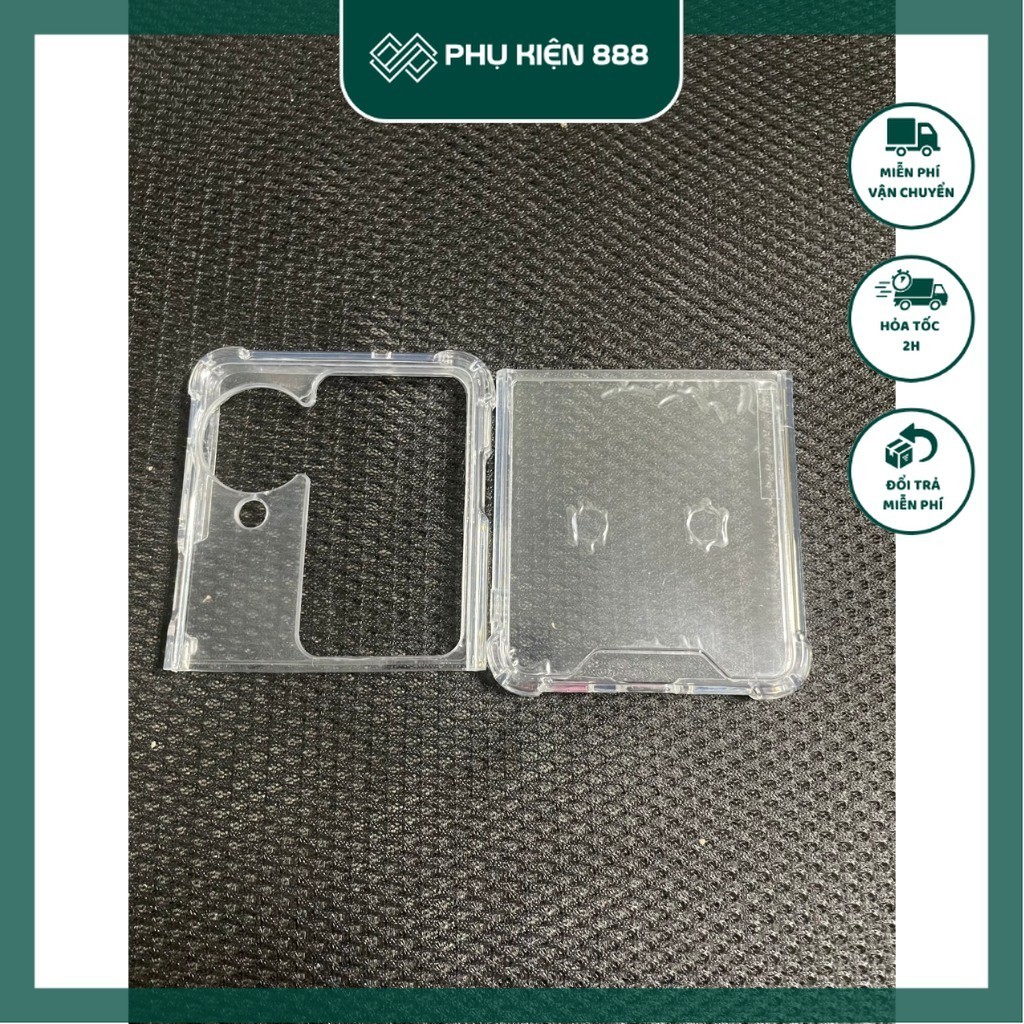 เคส Oppo Find N3 Flip ด้านในแข็ง ขอบยืดหยุ่น กันกระแทก 4 มุม