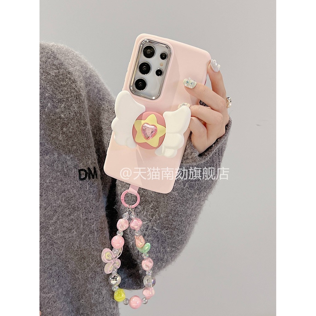 เหมาะสําหรับ Samsung s25ultra เคสโทรศัพท์ 10 4g5g น่ารัก s24u Niche s23a15 + a55a51a71a73a50 ชุด gal
