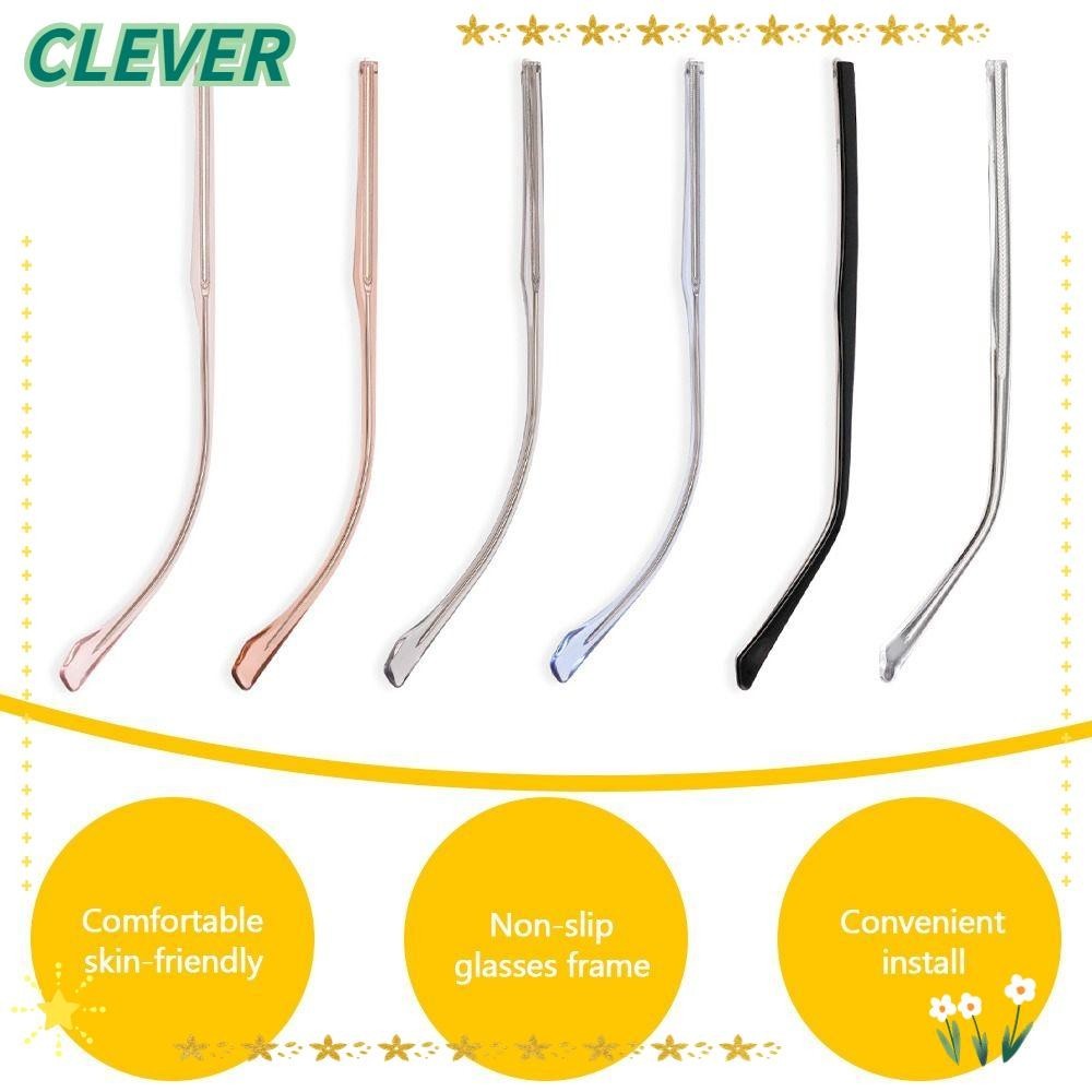 Clever ขาเปลี่ยน, แขนแว่นตาฟันนูนสากล, แว่นตากันลื่นโลหะครอบคลุมเต็มรูปแบบ